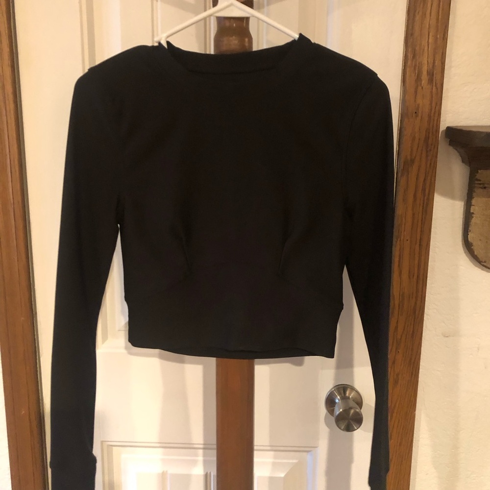Black Long Sleeve Women's Top